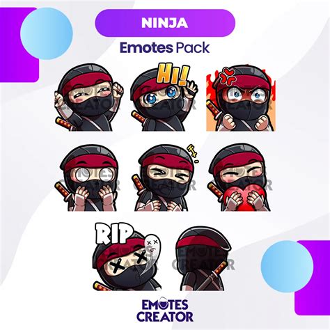 Ninja Emotes Pack Emotes Creator