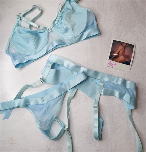 kenzie anne blue lingerie photo set fans utopia