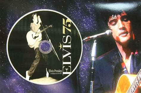 Elvis Presley Unique Limited Edition Picture Disc Cd Rare Collectible Music Display Gold
