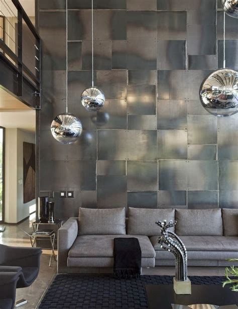 Decorate With Industrial Metal Walls Wall Design Wall Coverings