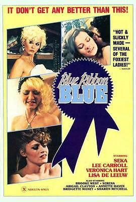 BLUE RIBBON BLUE Movie POSTER 27x40 Seka Veronica Hart Lisa De Leeuw