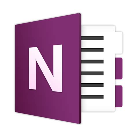 Microsoft Onenote Icon Download Png Transparent Background Free