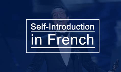 Check spelling or type a new query. Introduce yourself in French (+Mp3) with these 10 examples