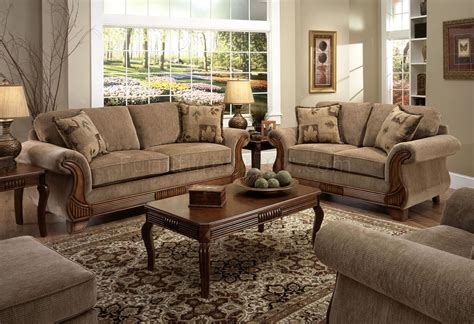 Traditional Wooden Sofa Set Designs Baci Living Room
