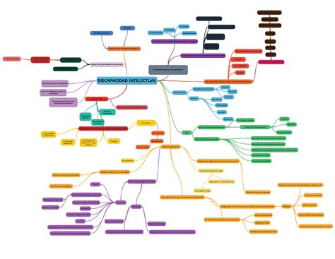 Discapacidad Intelectual Mapa Conceptual Donos