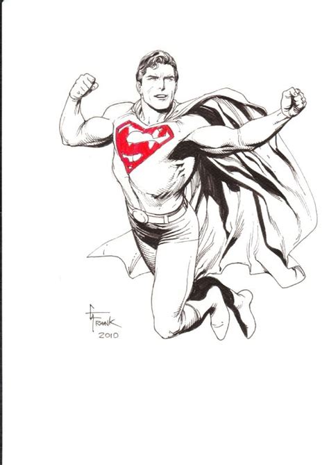 Superman Gary Frank In P Fisicos Gary Frank Comic Art Gallery Room