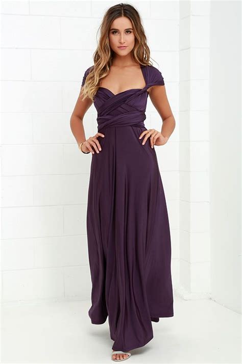 Always Stunning Convertible Purple Maxi Dress Purple Maxi Dress Maxi