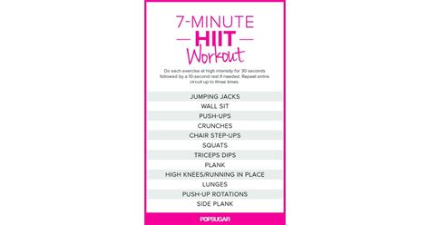 Just Hiit It Printable Bodyweight Workouts Popsugar Fitness Photo 3