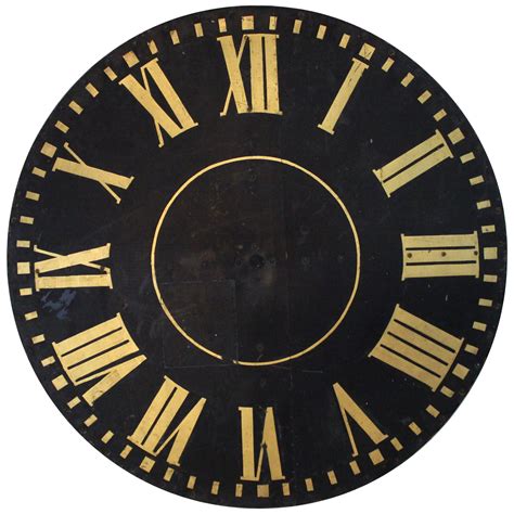 Very Large Clock Tower Clock Face French 19th Century At 1stdibs