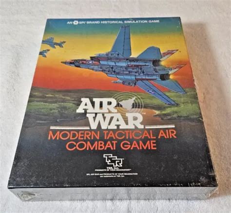 Spi Tsr Air War Modern Tactical Air Combat Game 1983 Factory Sealed New