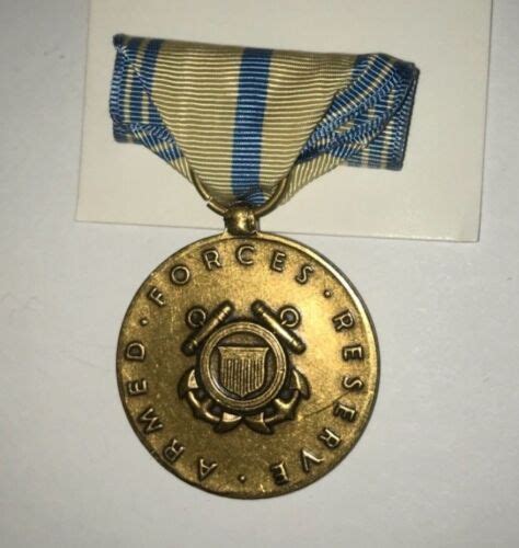 Armed Forces Reserve Medal Afrm Ribbon Us Coast Guard Full Size Ebay