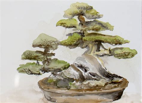 Bonsai Tree Painting At Explore Collection Of