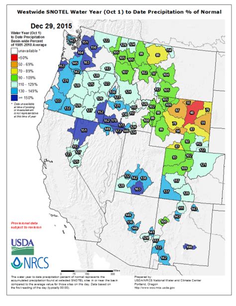 Most Of The Western Us Snowpack Is Above Average Right Now Snowbrains