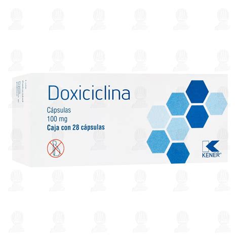 Doxiciclina 100 Mg 28 Cápsulas