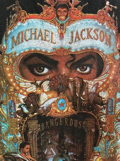 1992 Vintage Michael Jackson Dangerous Tee Shirt Michael Jackson
