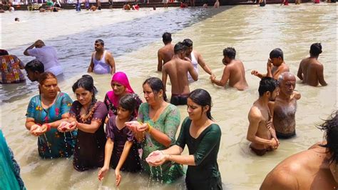 Har Ki Pauri Haridwar Ganga Snan Open Bath Holy Bath हरदवर हर क पड NEERAJ