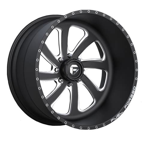 24x16 Fuel Forged Ff12 Black Milled De1224601845r Ride Time