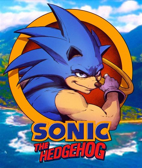 Sonic Based On The Poster Sonic The Hedgehog Sonic Movie Adaptation