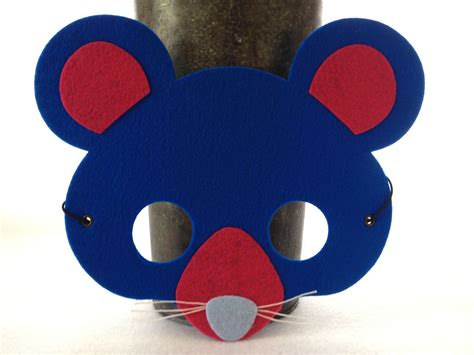 Felt Mouse Mask Hand Crafted In Southampton New York