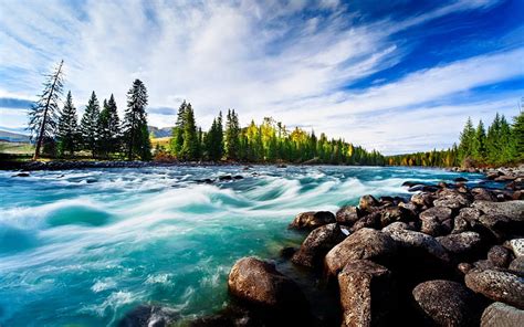 1920x1080px 1080p Free Download Beautiful Rivers Forest Stone