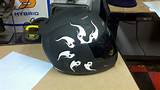 Photos of Custom Helmet Decals
