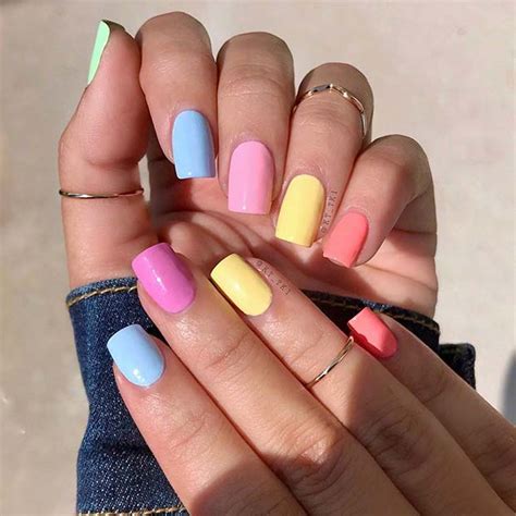 I want to do my nails but everything i see has to do with long/ average nails in which i don't have!! 43 Colorful Nail Art Designs That Scream Summer | Page 4 ...