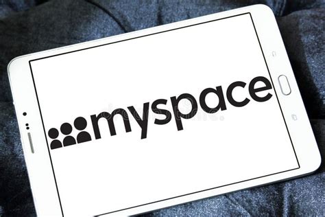 Myspace Social Networking Website Logo Editorial Stock Image Image Of