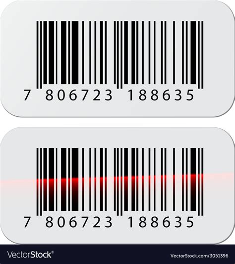 Barcode Stickers Royalty Free Vector Image Vectorstock