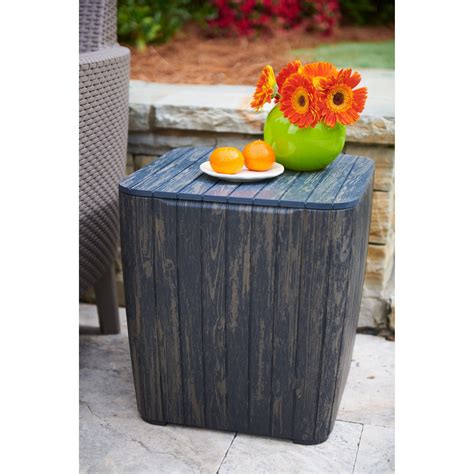 Bringing The Outdoors In An Outdoor Storage Table Home Storage Solutions