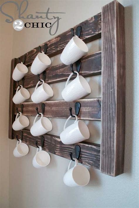 The best thing about pegboard organization is you can rearrange your holder when the look starts to get boring. 20 Fun and Practical DIY Coffee Mugs Storage Ideas for ...