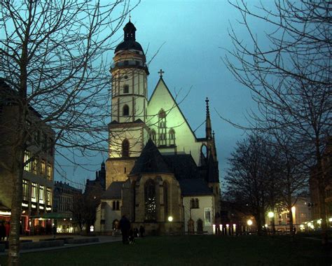 Thomaskirche In Leipzig Wikithomaskirche Flickr