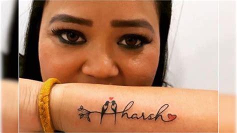 Bharti Singh Gets Inked For Husband Harsh Limbachiyaas Birthday See Pic Of Her Tattoo