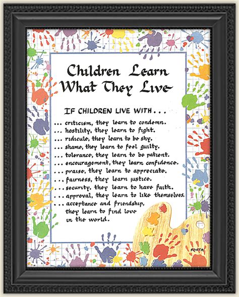 Bobs Blog Children Learn What They Live