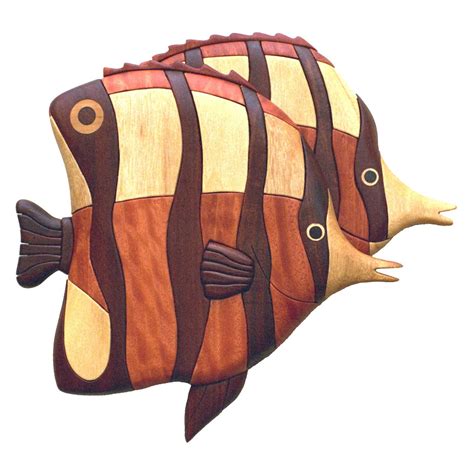 Angel Fish Intarsia Pattern 1 Fantastic Woodworking