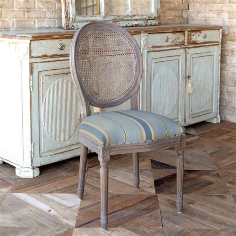 French retro dining chairs, distressed wood chairs with cane mesh round back, upholstered seat chairs for dining room/living room kitchen, set of 2 (beige) 4.0 out of 5 stars 54 $254.89 $ 254. Park Hill Oval Cane Back Dining Chair - Iron Accents