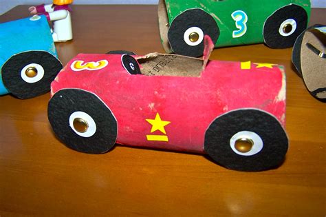 The Princess And The Tot Toilet Paper Roll Race Cars