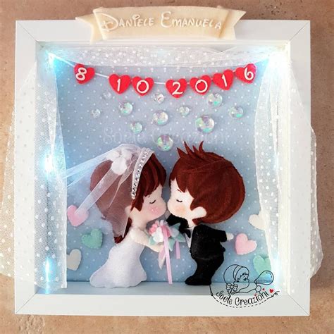 Cosa scrivere sulle partecipazioni del matrimonio ? Quadretto personalizzato per 2 sposini che hanno festeggiato il loro primo anniversario di ...