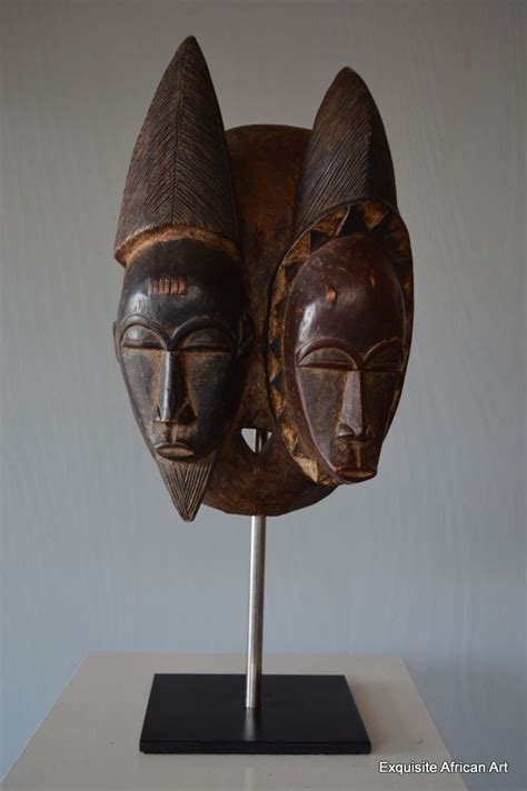 Baule Janus Mask African Art African Masks Mask