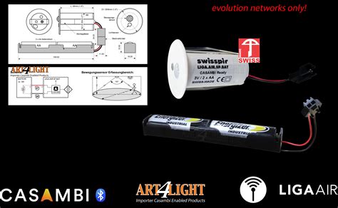 swisspir liga air sp bat sensor casambi evolution netwerken casambi art4light