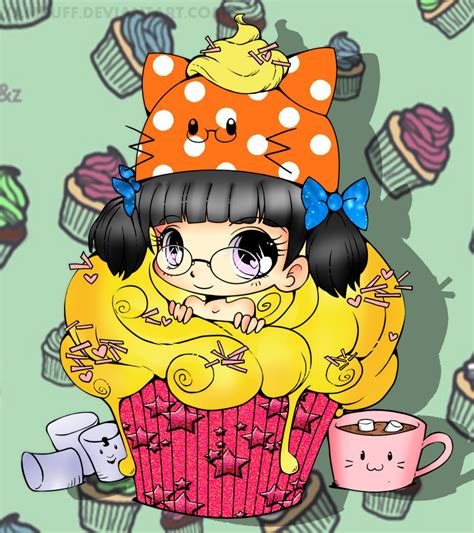 Chibi Anime Cupcake Girl By Cutiepiegirl95 On Deviantart