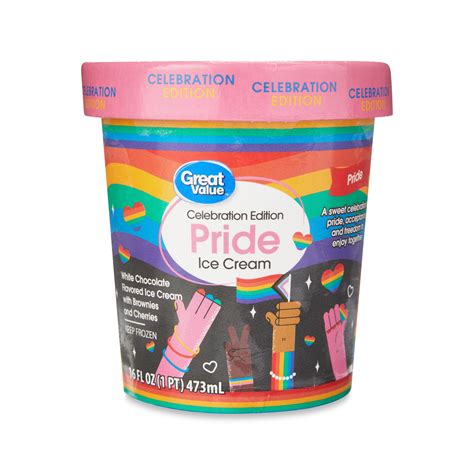 Great Value Celebration Edition Pride Ice Cream Fl Oz Walmart Inventory Checker BrickSeek