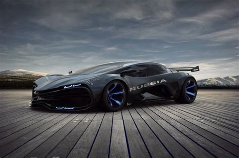 Mobil Konsep Keren Ini Bernama Lada Raven Lada Raven Concept Car By