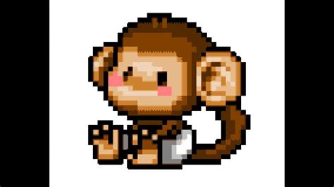 Monkey Pixel Art Minecraft Amino