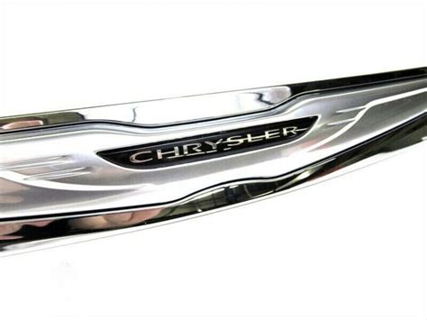 New Oem 2011 Chrysler 200 Front Hood Chrome Wing Emblem Mopar Genuine