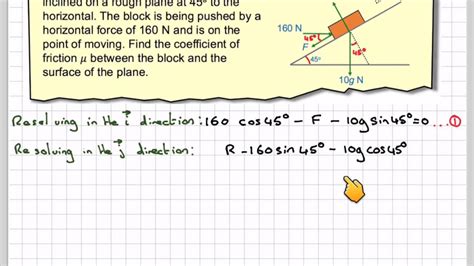 Based on the data you enter, if the ratio m/m is exactly equal to the selected μ, no motion will occur. 😂 Finding coefficient of friction. New Page 1. 2019-03-03