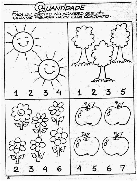 Atividade De Matemática Ed Infantil