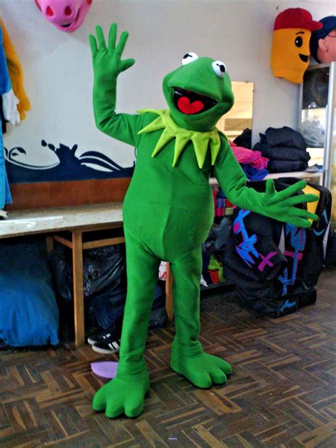 Kermit The Frog Mascot Costume Sesame The Muppets Show Party Character