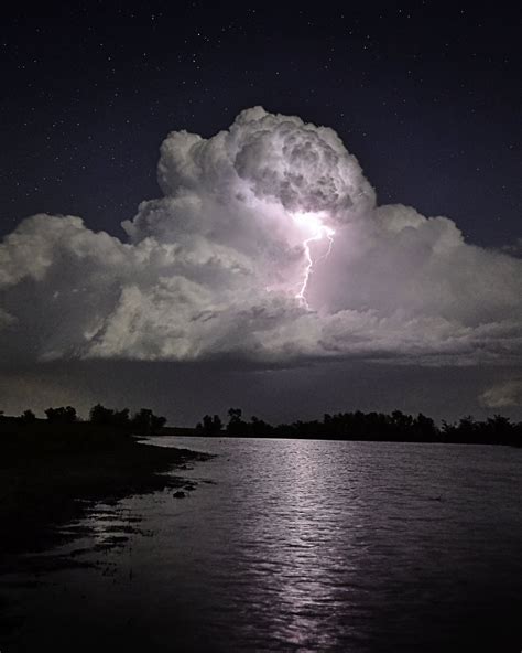 Lightning Bolt Reflection By Oxecotton On Deviantart Clouds Storm
