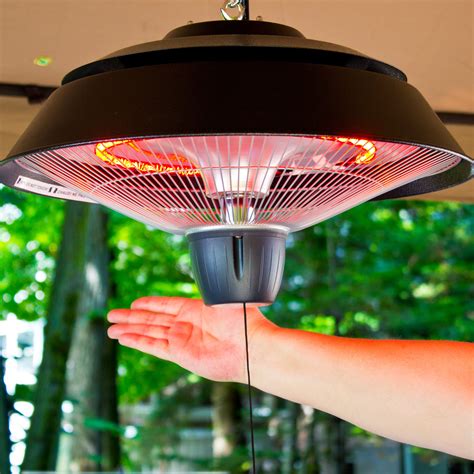 🌿#1 indoor & outdoor ceiling electric patio heater from. Energy infrared Gazebo heater Black | DFOHome