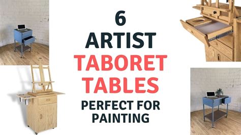 6 Best Studio Taboret Tables For Artists The Perfect Workspace Organizer